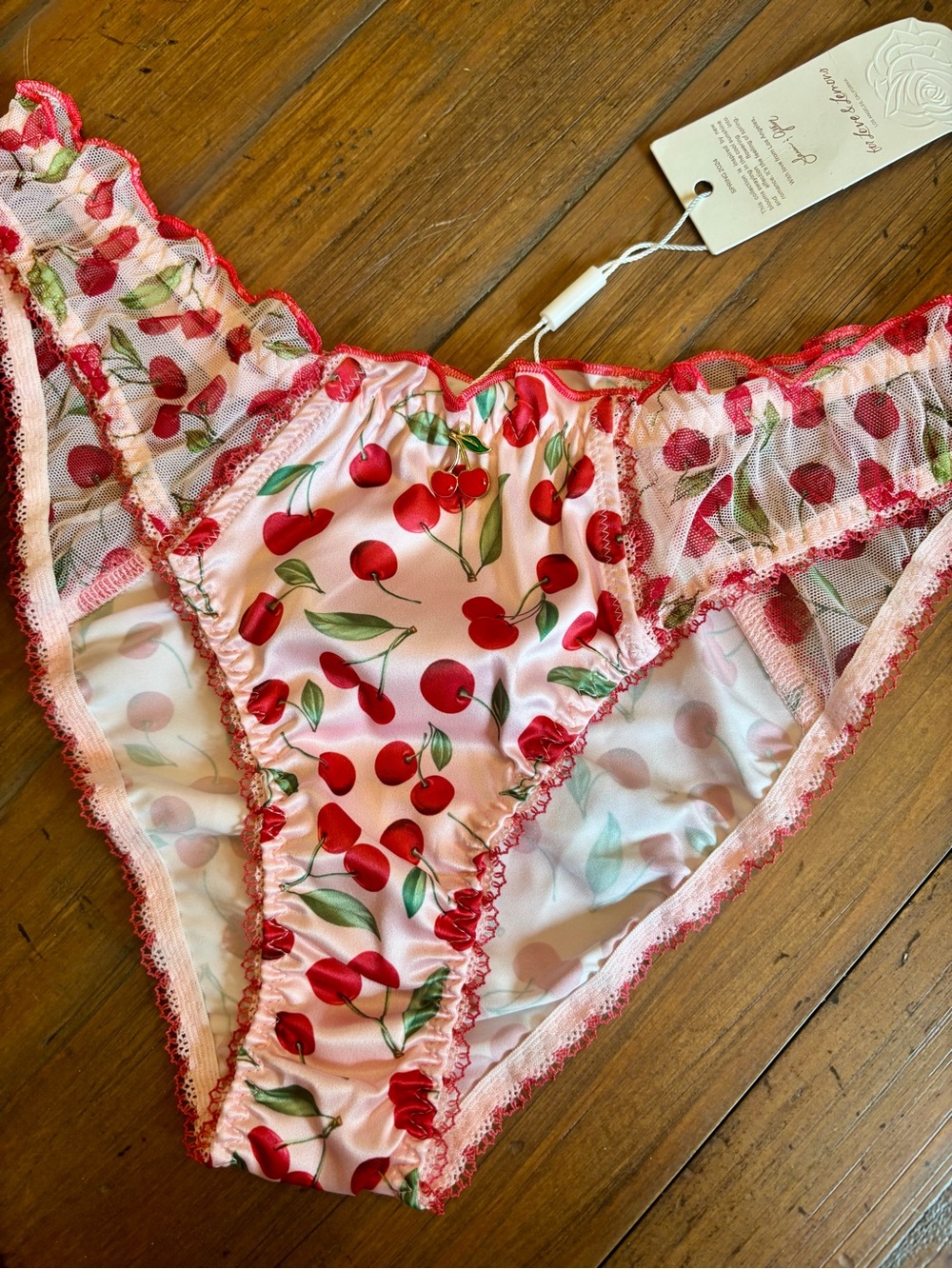 NWT for love and lemons cherries panties - Picture 8 of 10